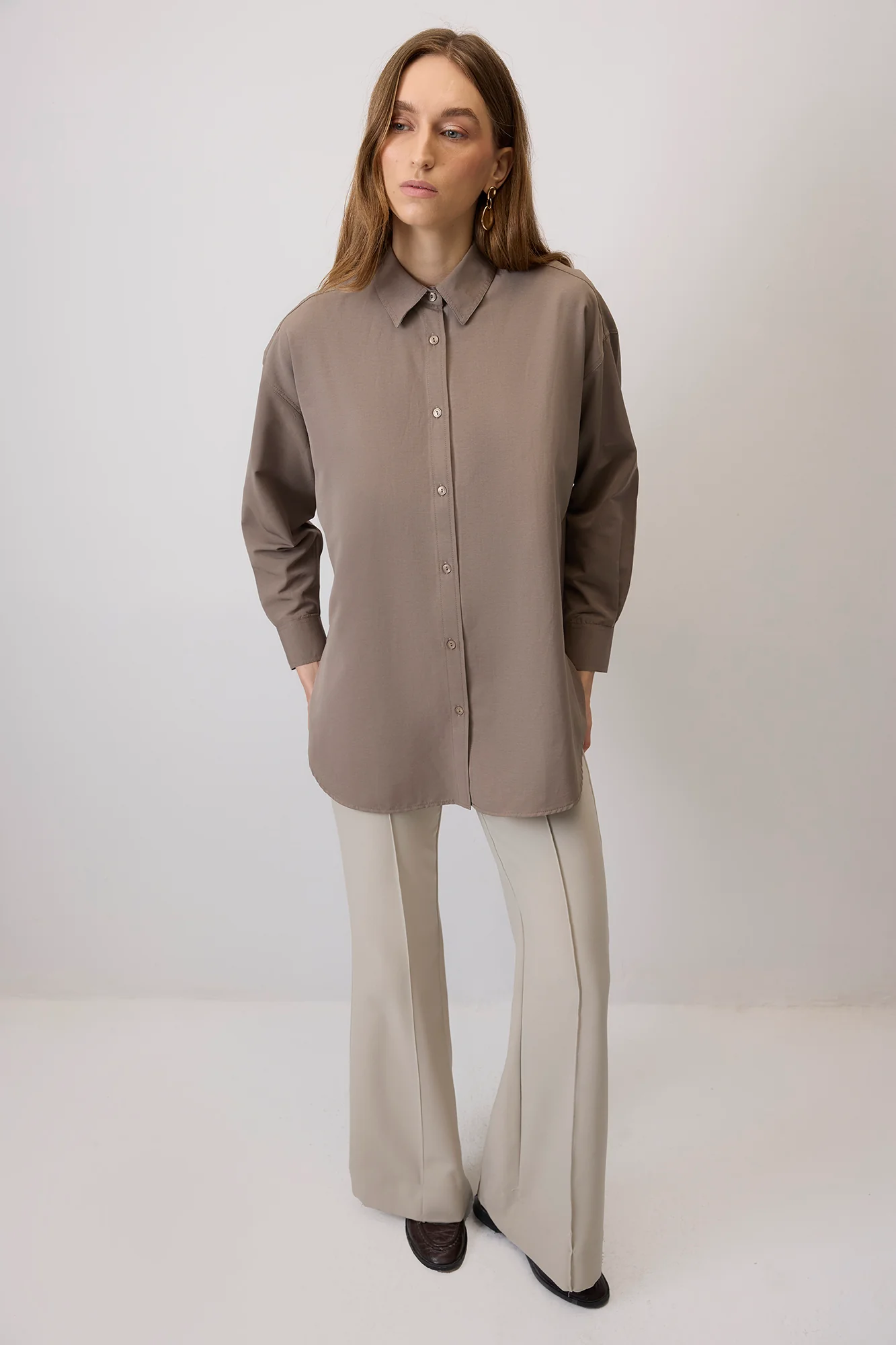 OVERSIZED FIT POPLIN SHIRT